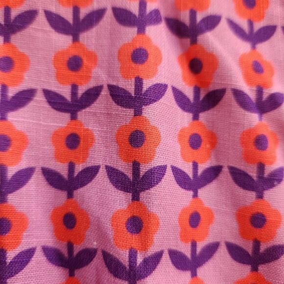 Lacey Lane size 7 hopscotch Peggy Sue dress oranhe purple retro 60s - 70s style - Picture 5 of 8